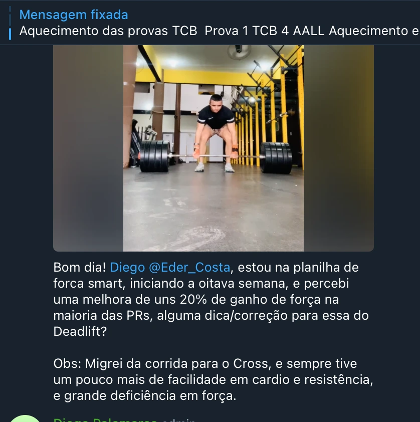Depoimento de atleta CrossPerformance