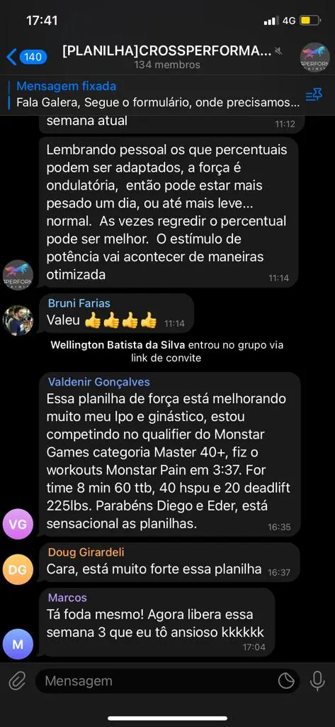 Depoimento de atleta CrossPerformance