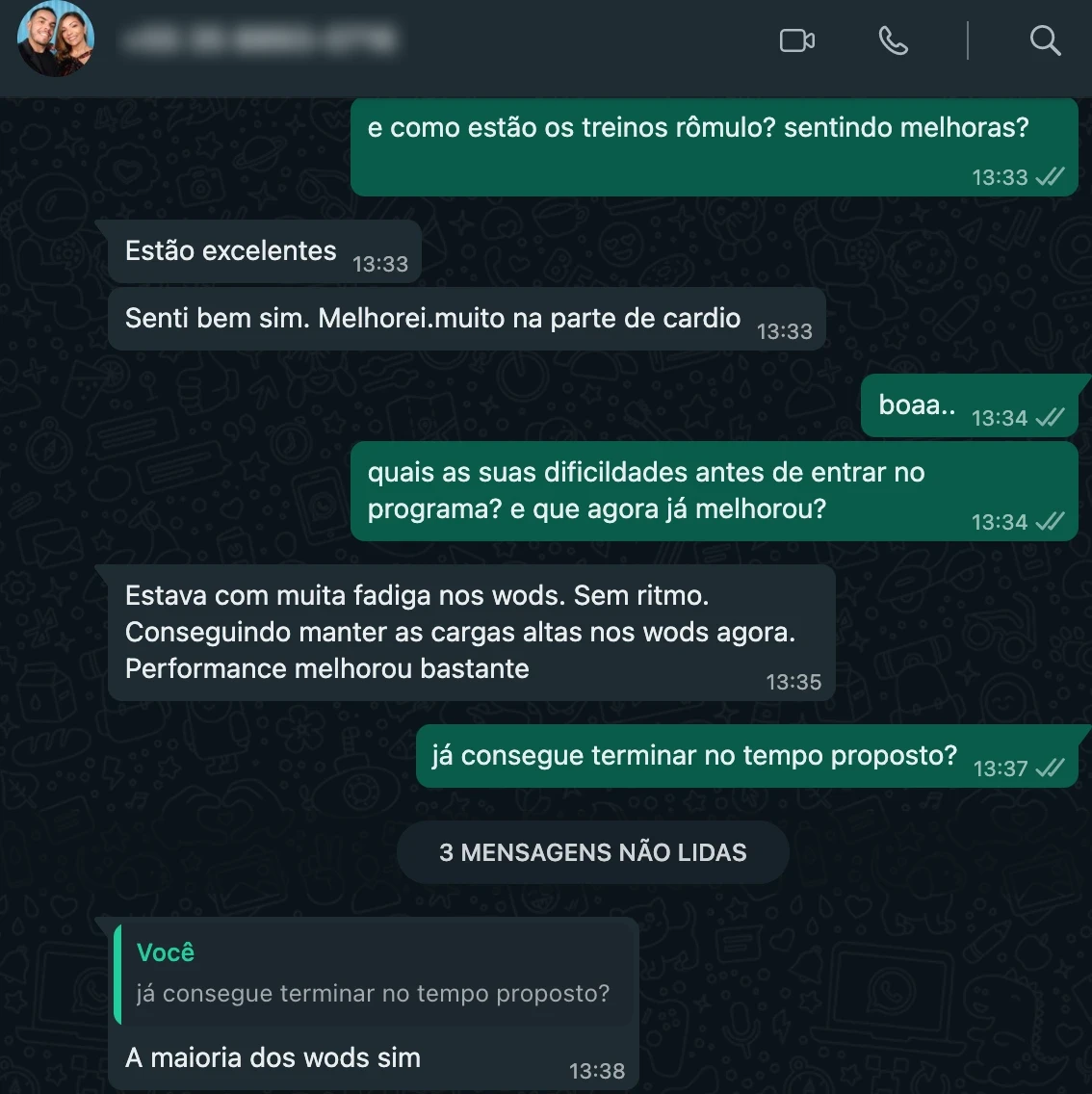 Depoimento de atleta CrossPerformance
