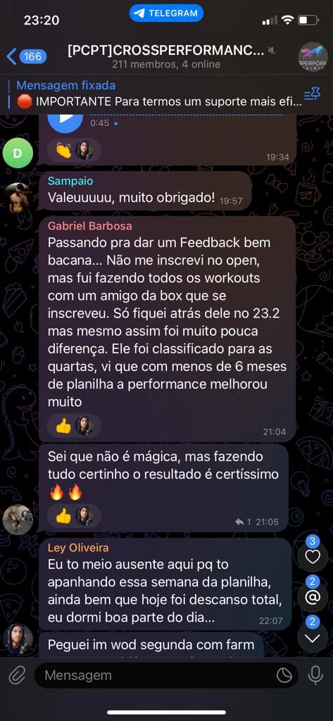 Depoimento de atleta CrossPerformance