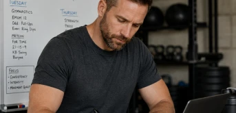 Dono de box programando sozinho